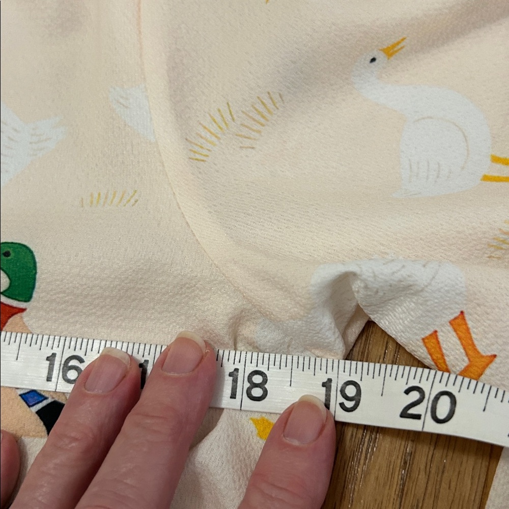 Duck Pattern Button up Blouse - Picture 8 of 11